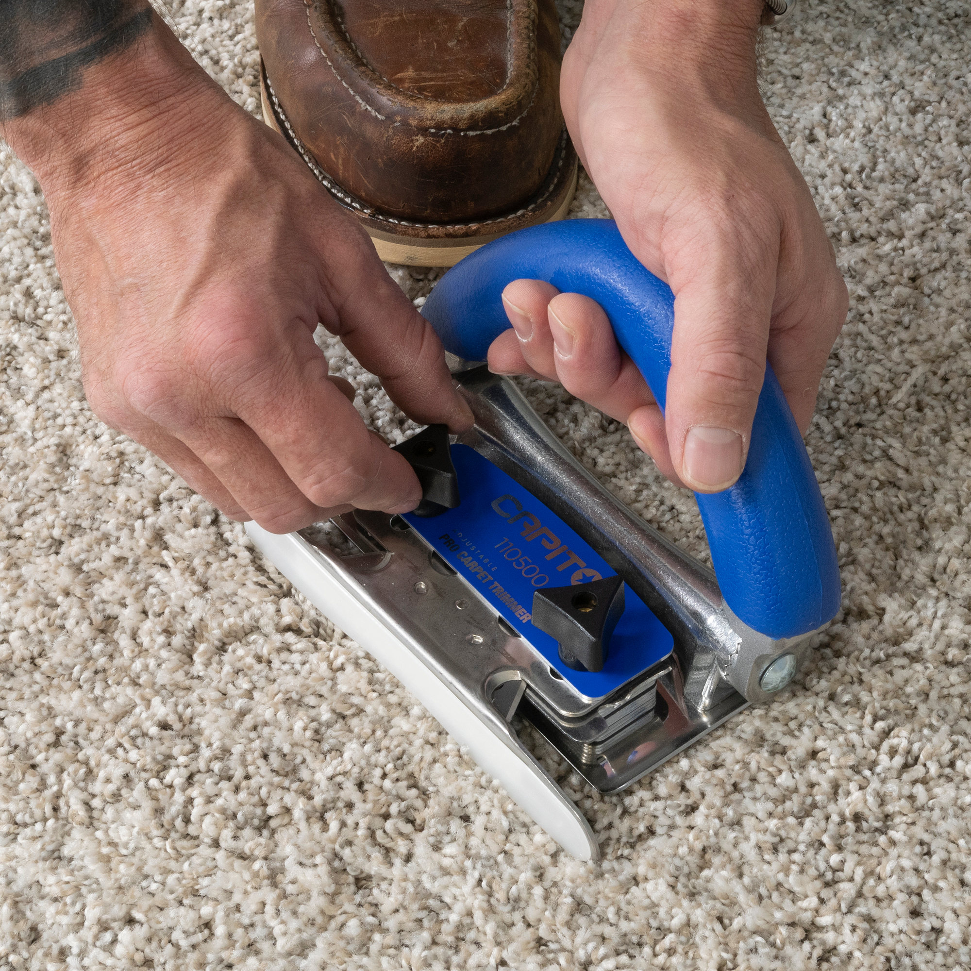 Adjustable Pro Carpet Trimmer  Capitol - Professional Flooring