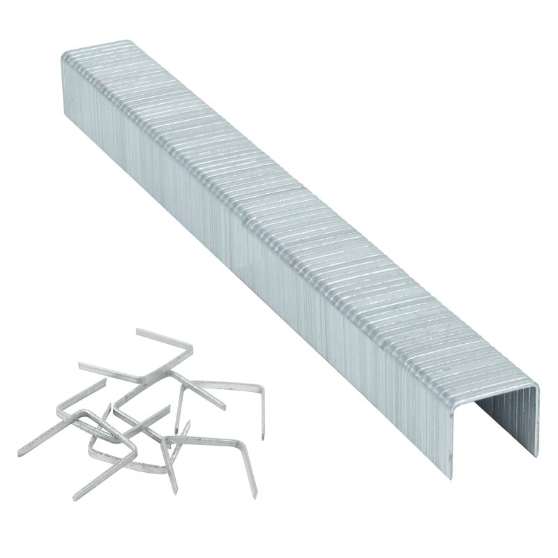 Galvanized Chisel-Point 3/8" Staples - 3