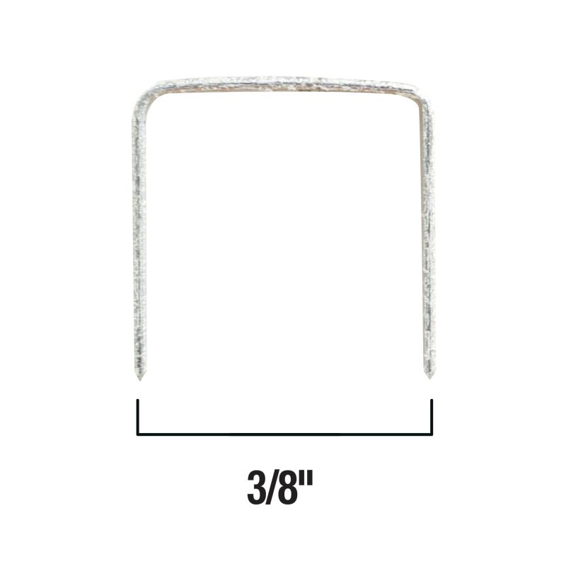 Grapas de 3/8" (0.93 cm) con punta de cincel galvanizadas - 4