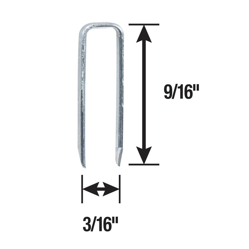 Grapas con punta divergente de 9/16" (1.42 cm) - 3