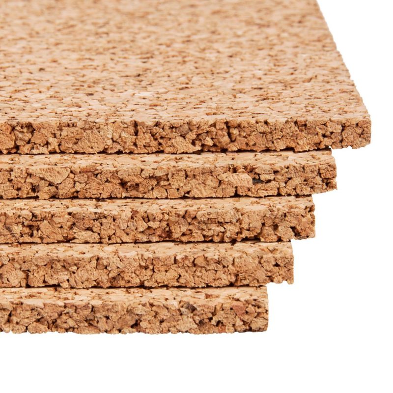Laminas de corcho premium para capa base - 6 mm - 150 sq. ft. (13.94 m²) (2' x 3' [60.96 cm x 91.44 cm]) - 3