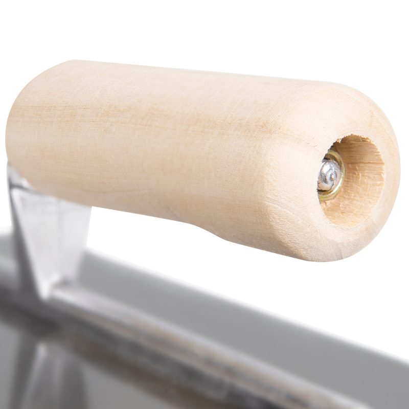 Llana profesional con dentada en "V" y extremo superior chato para la colocacion de adhesivos para pisos (1/8" x 1/8" x 1/16" - 0.32 cm x 0.32 cm x 0.16 cm); - 4