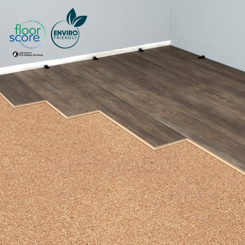 Rollo de corcho premium para usar como capa base - 6 mm - 200 sq. ft. (18.58 m2) (4' x 50') (1.22 m x 15.24 m) - Imagen 2