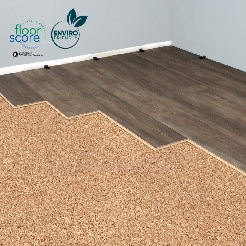 Rollo de corcho natural premium para usar como contrapiso - 6 mm - 100 ft2 (9.29 m2) (4' x 25') (1.21 m × 7.62 m) - Imagen 3