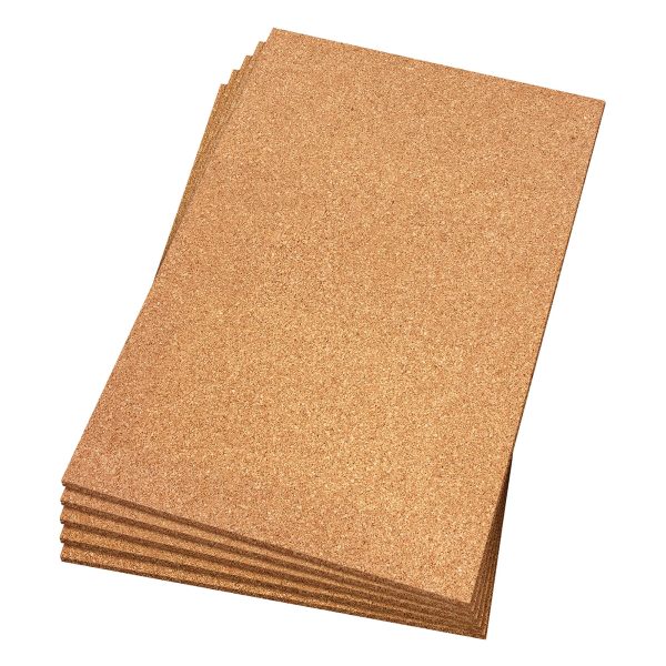 Laminas de corcho premium para capa base - 6 mm - 150 sq. ft. (13.94 m²) (2' x 3') (60.96 cm x 91.44 cm) - 1
